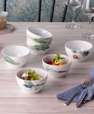 Kyoka Shunsai Set of 6 Bowls, 4.25", 12 oz.