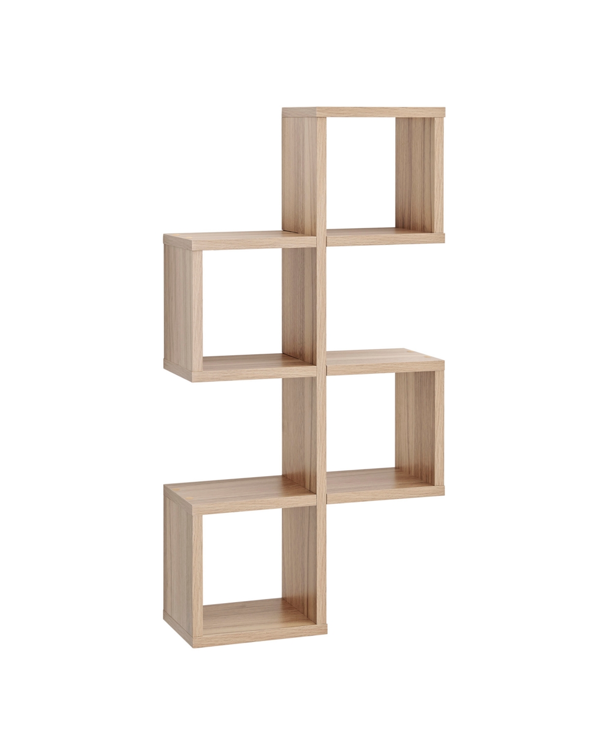 Shop Danya B Cubby Chessboard Wall Shelf, Horizontal Or Vertical In Chestnut