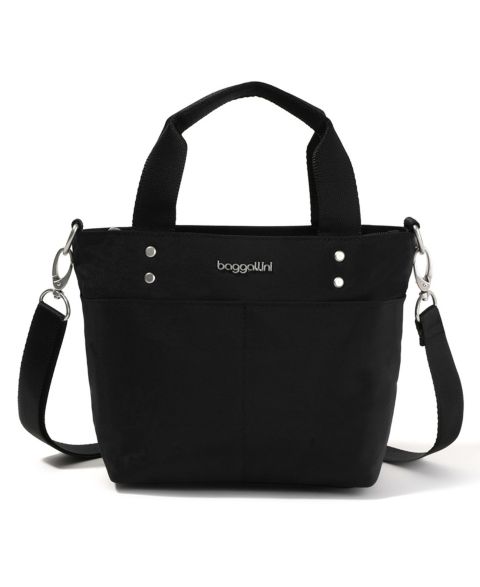 Женская сумка Baggallini Baggillini Mini Carryall, цвет: Чёрный