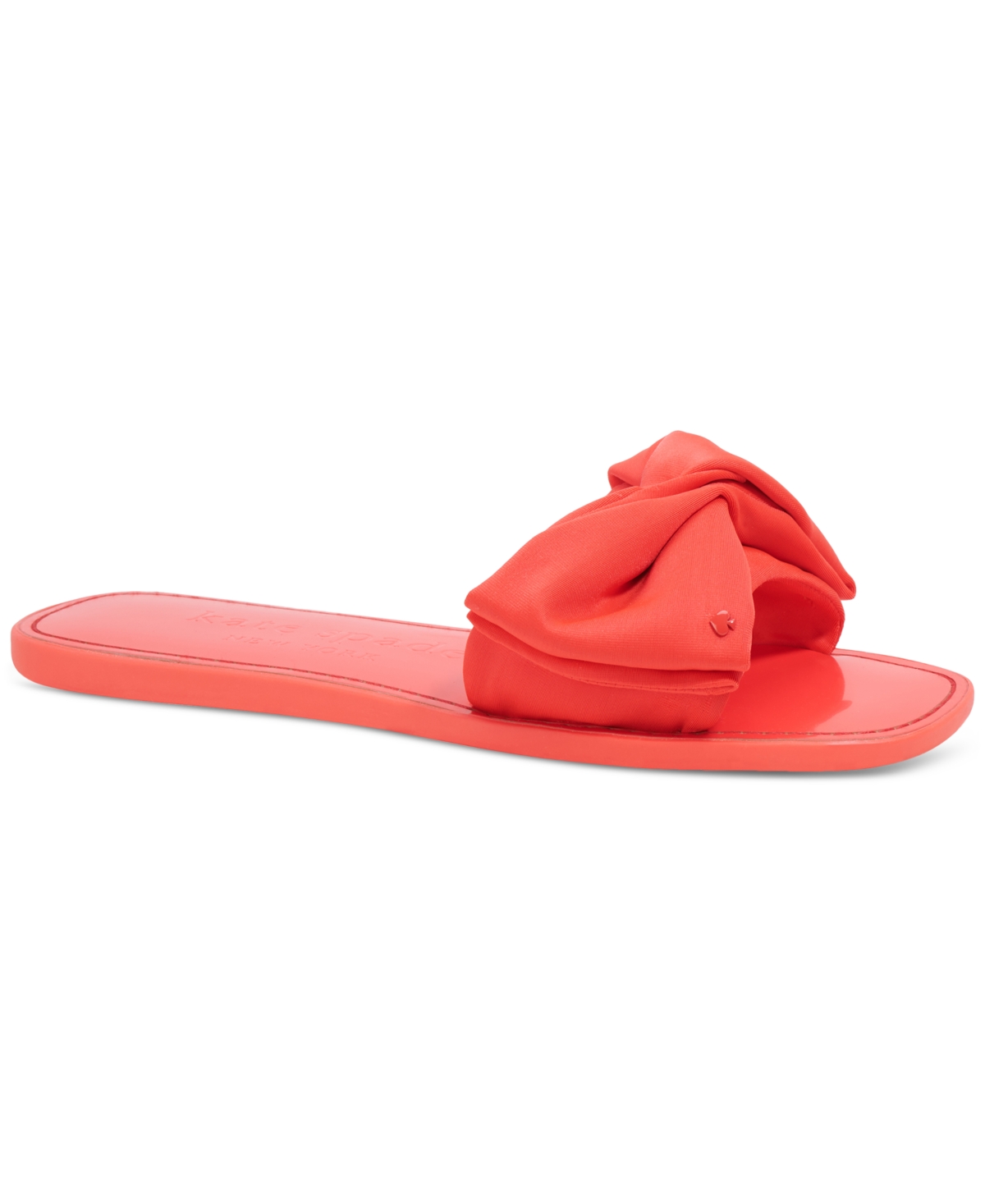 Shop Kate Spade Women's Bikini Slide Sandals In Ponderosa Red
