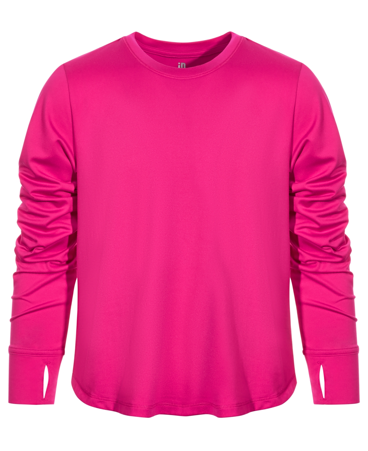 Id Ideology Big Girls Core Solid Long-Sleeve T-Shirt, Created for Macy's