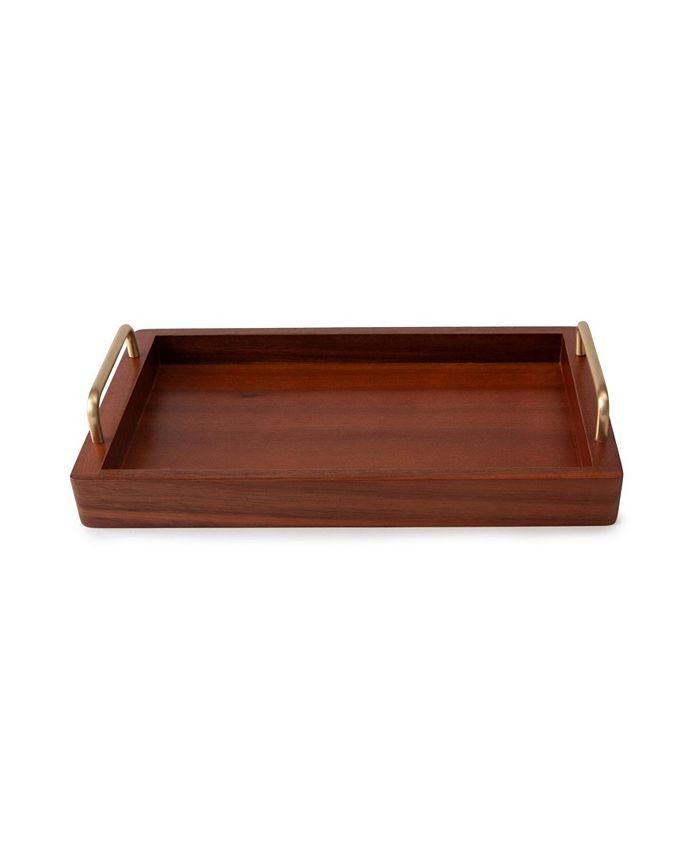 Cassadecor Soho Acacia Wood Bathroom Tray - Macy's