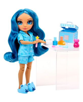 Rainbow High Junior High PJ Party Fashion Doll- Skyler Blue
