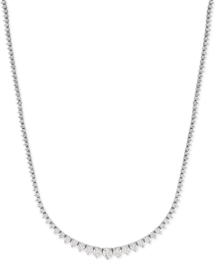 Macy's diamond necklace store