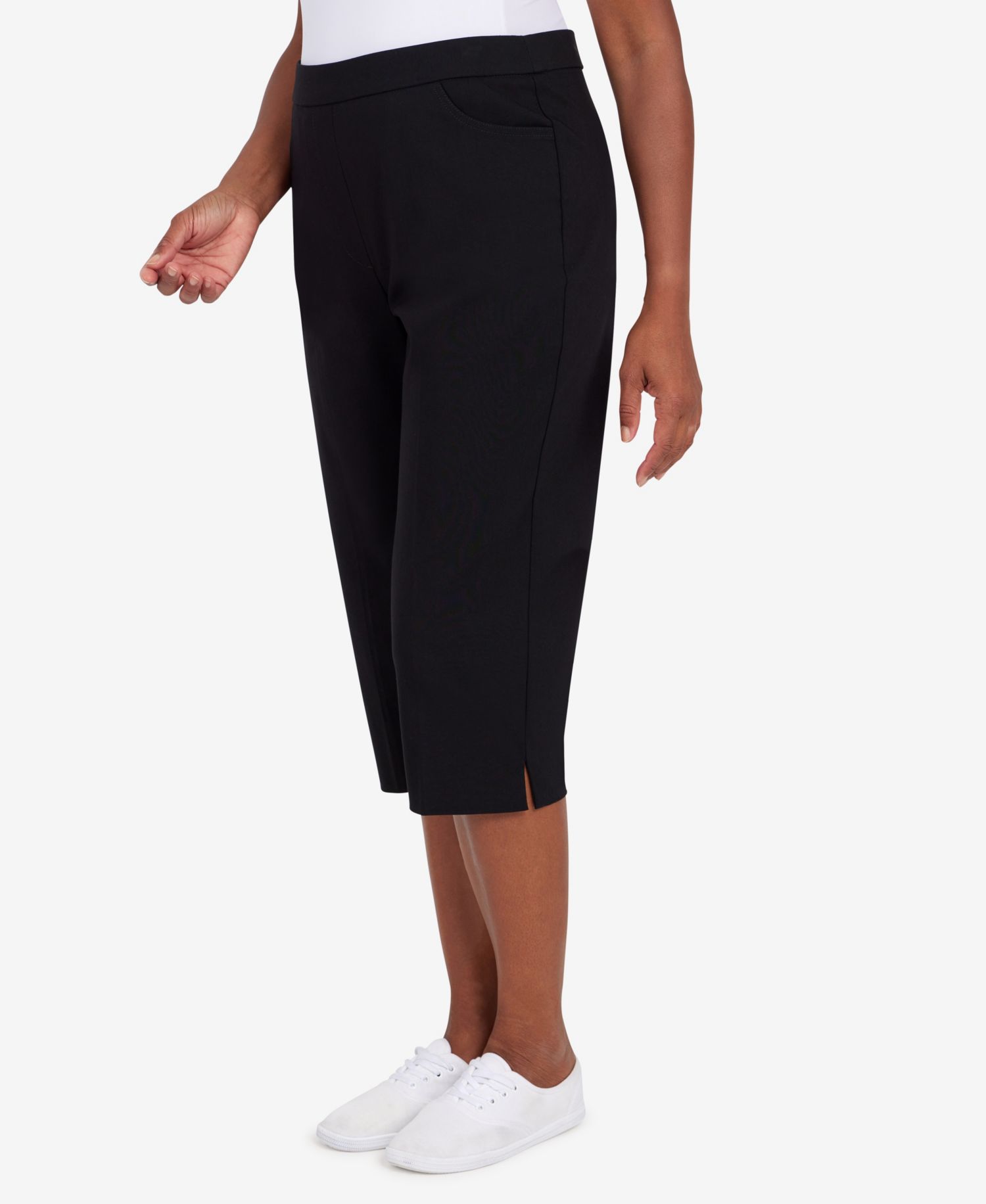 Petite Classic Allure Stretch Clamdigger Pants
