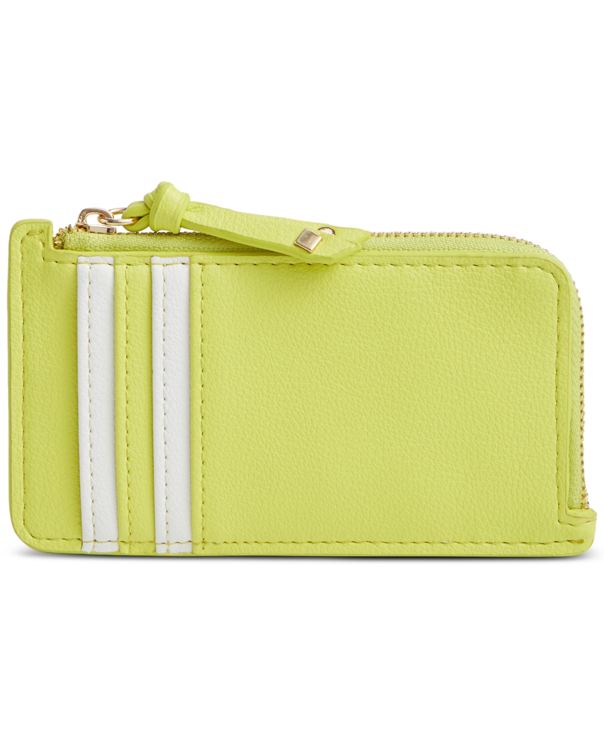 On 34th Ramonah Card Case Wallet, Created For Macy's In Lemon,white Cb
