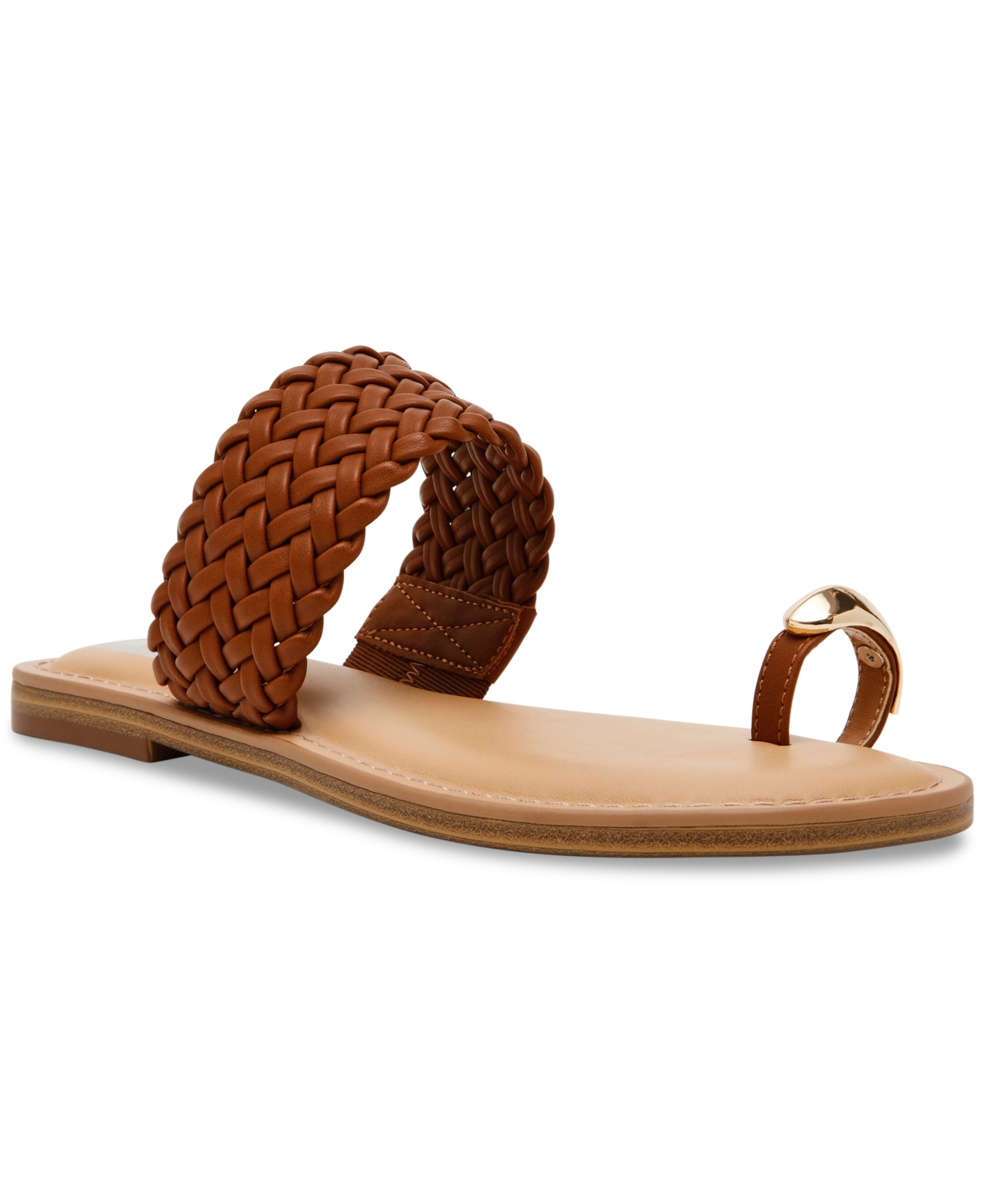 Dv Dolce Vita Women's Jemper Thong Woven Slip-On Flat Sandals