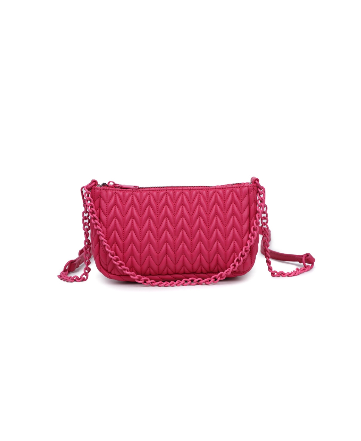 Farah Quilted Crossbody - White