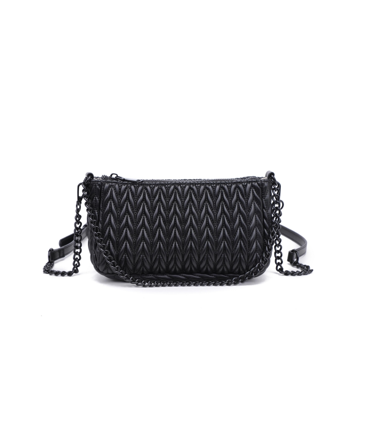 Shop Urban Expressions Farah Quilted Crossbody In Black