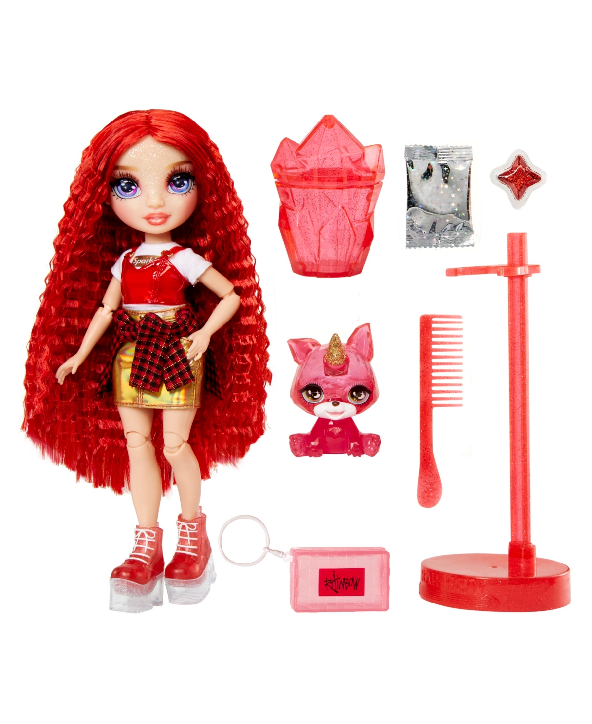 Shop Rainbow High Classic Fashion Doll- Ruby In Multicolor