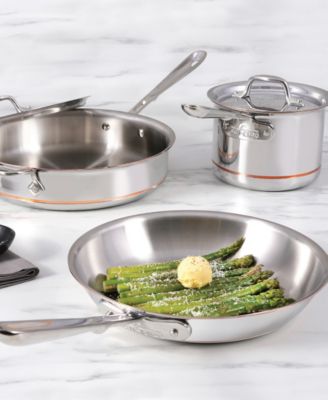 Copper Core 5-Ply Bonded 5 Piece Cookware Set