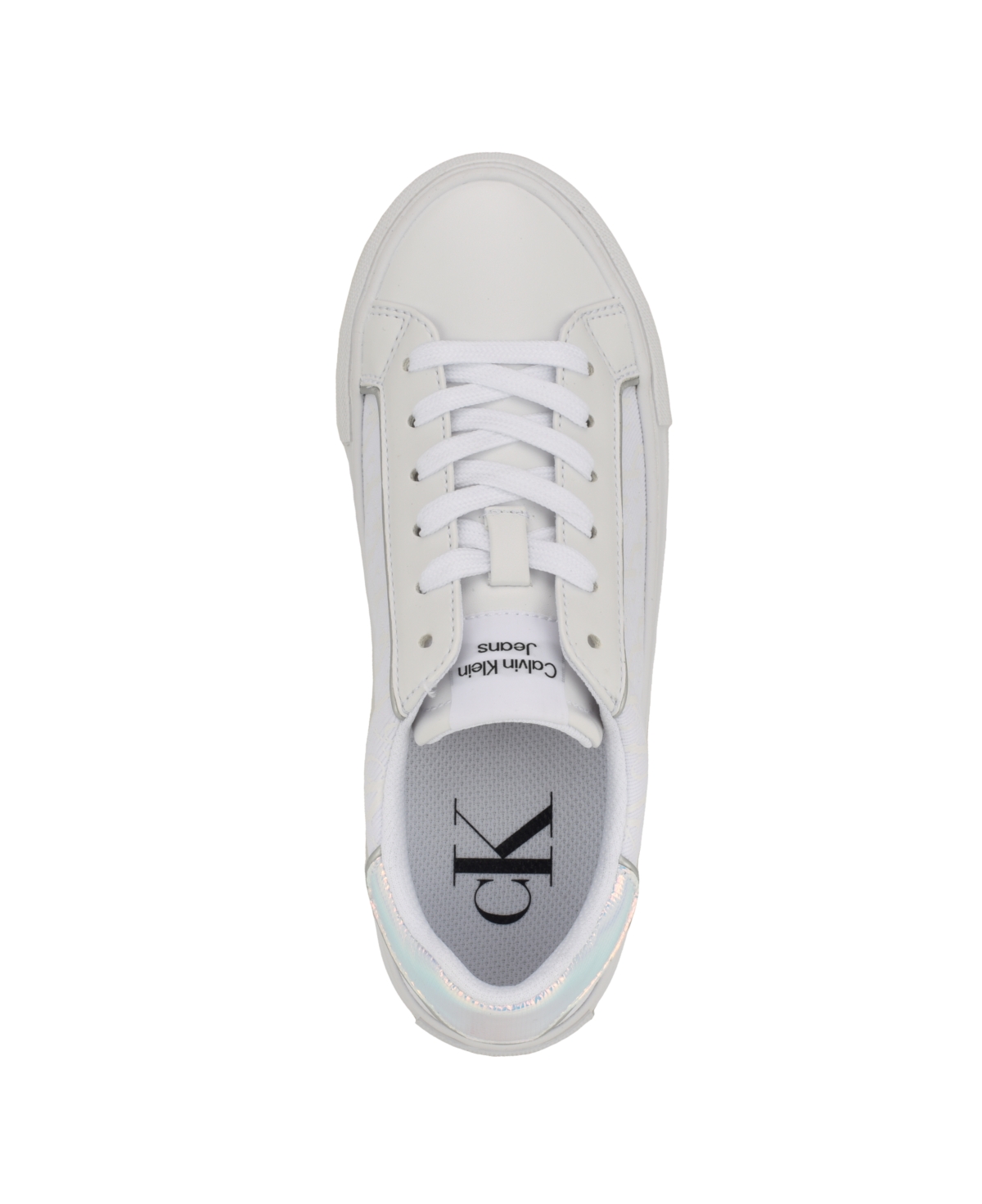Calvin Klein Women's Charli Round Toe Casual Lace-Up Sneakers - Black Multi