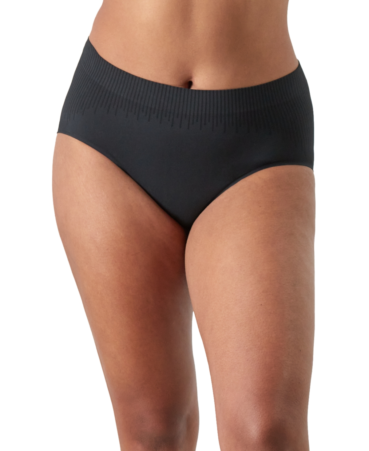 Shop Bali Women's Comfort Revolution Modern Seamless Brief Underwear Dfmsbf In Black