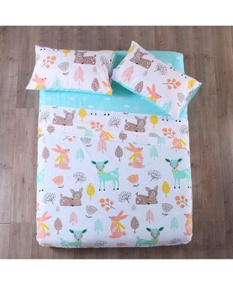 100% Girls Cotton Kids Bed Sheet Set - Full