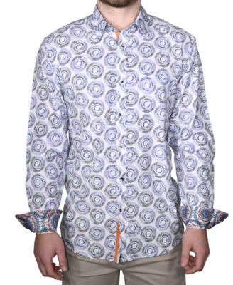 Vintage 1946 - Men's Printed Long-Sleeve Woven Shirt