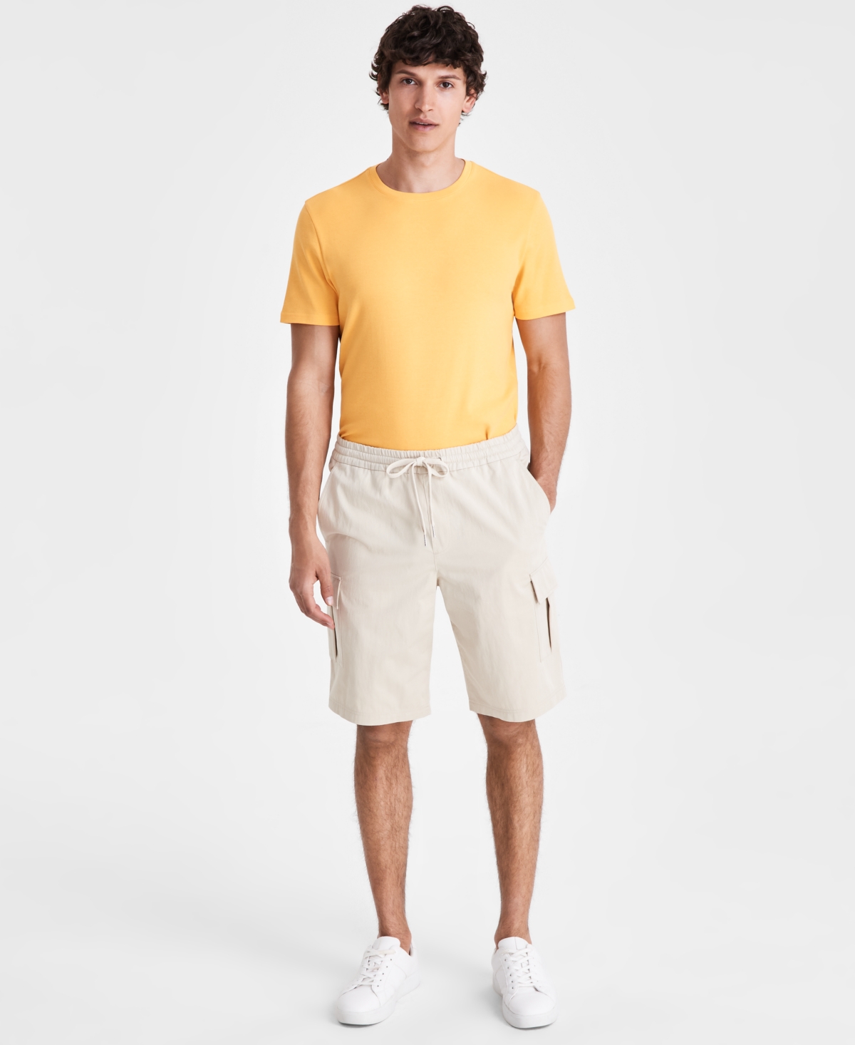 Shop Inc International Concepts Men's Marco Cargo Shorts, Created For Macy's In Grain