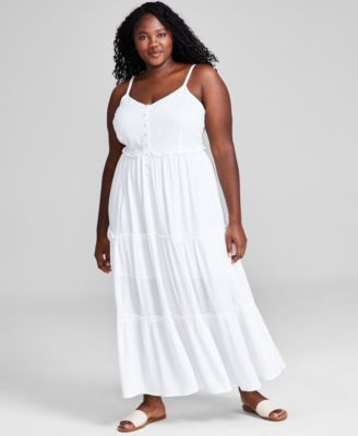 And Now This Trendy Plus Size Tiered Maxi Dress Created for Macy s Macy s