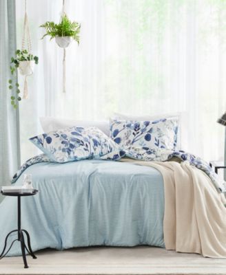 Gabby Reversible Floral Botanical Seersucker 2-Pc. Comforter Set, Twin/Twin XL