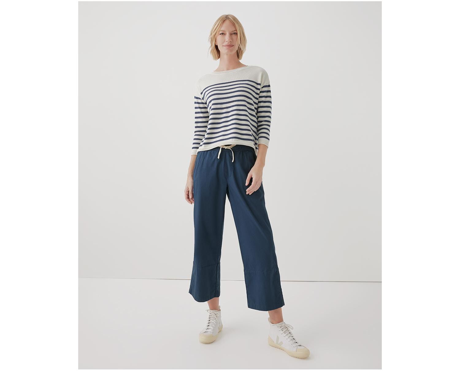 Women's Organic Cotton Daily Twill Crop Pant