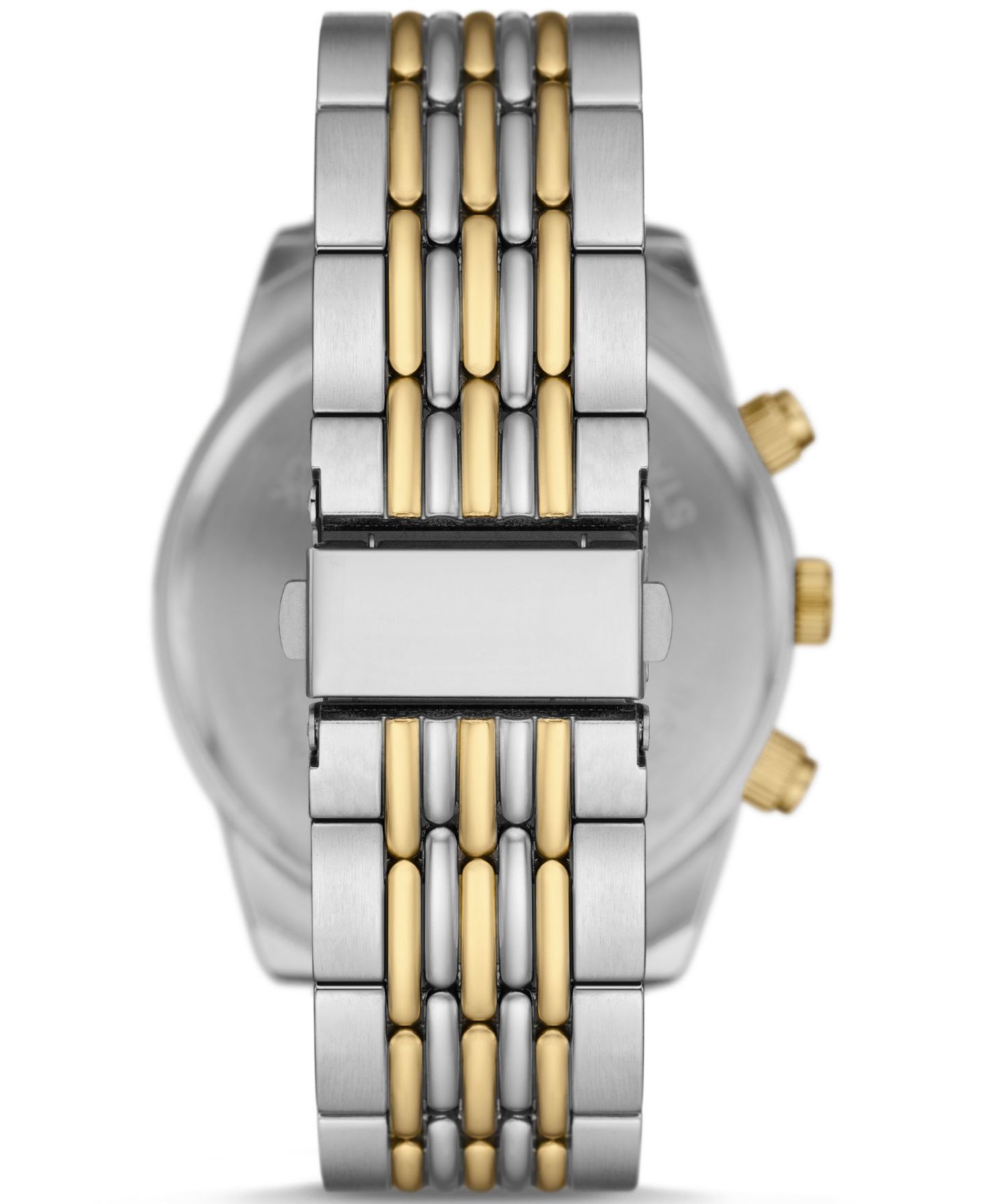 Мужские часы Folio Three Hand 2T Silver-Tone, Gold-Tone Alloy Watch 42mm Gift Set — фото 2