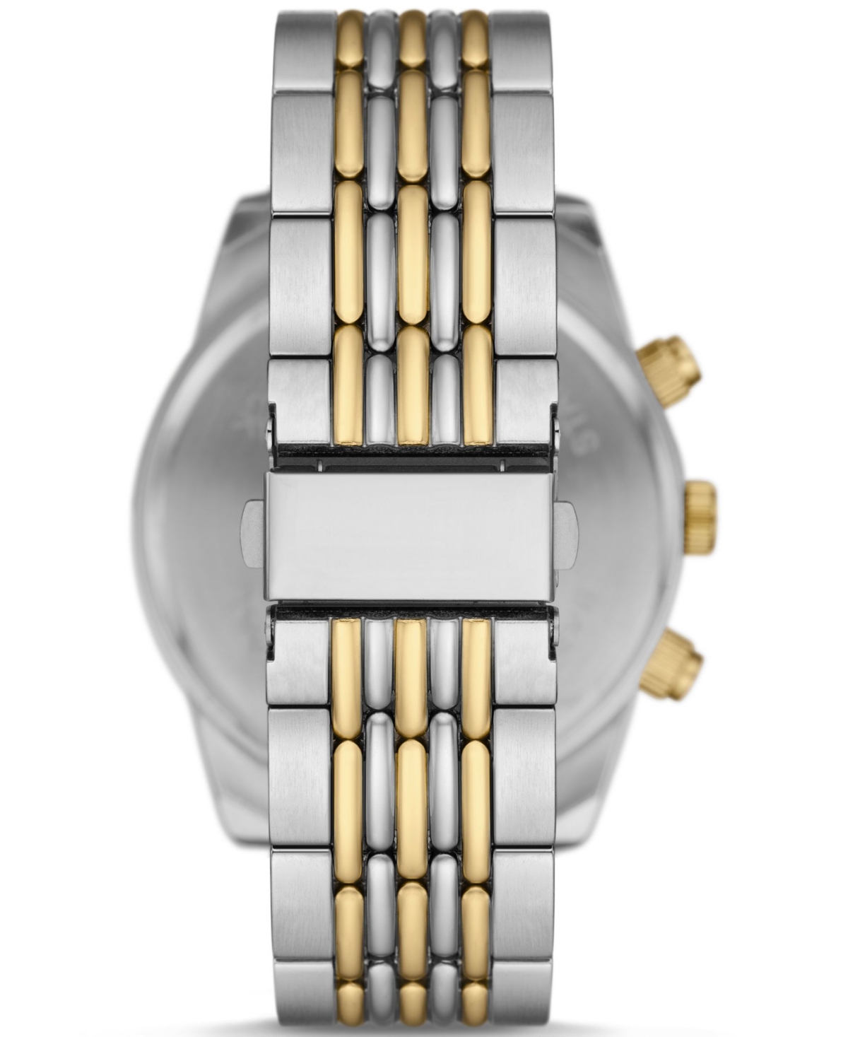 Shop Folio Men's Three Hand 2t Silver-tone, Gold-tone Alloy Watch 42mm Gift Set In Two-tone