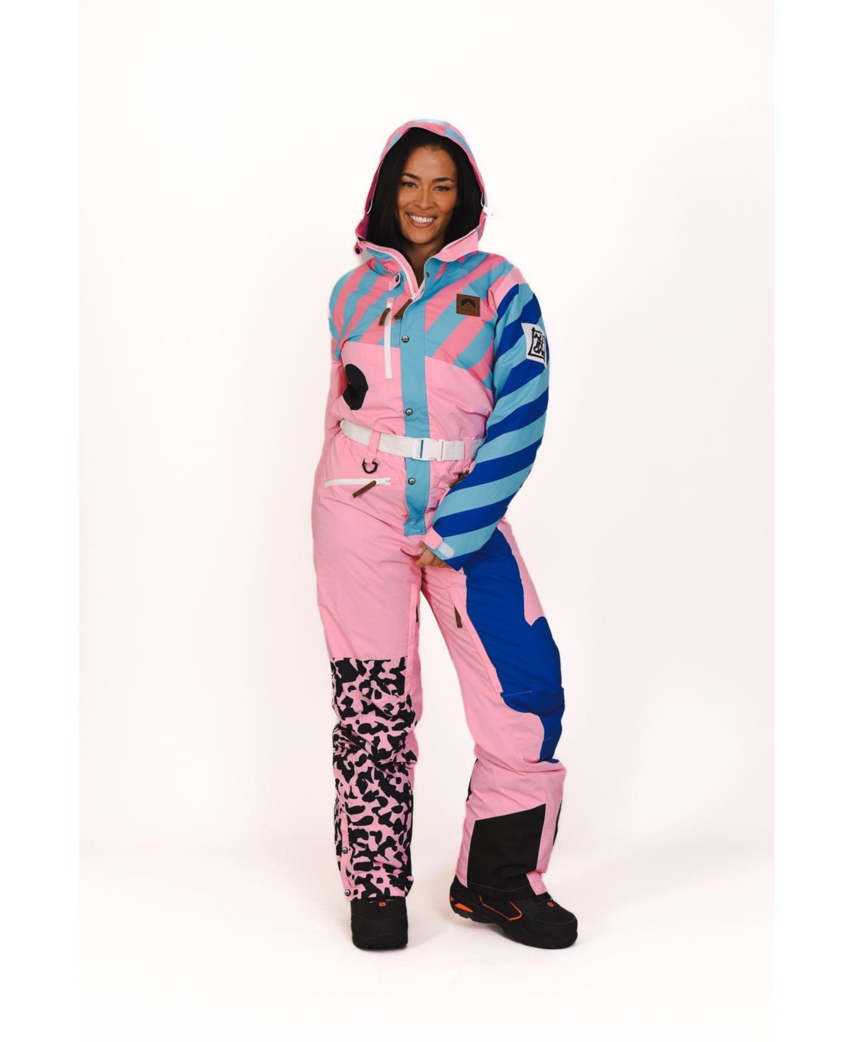 Penfold in Pink Ski Suit - Women's Curved - Pink