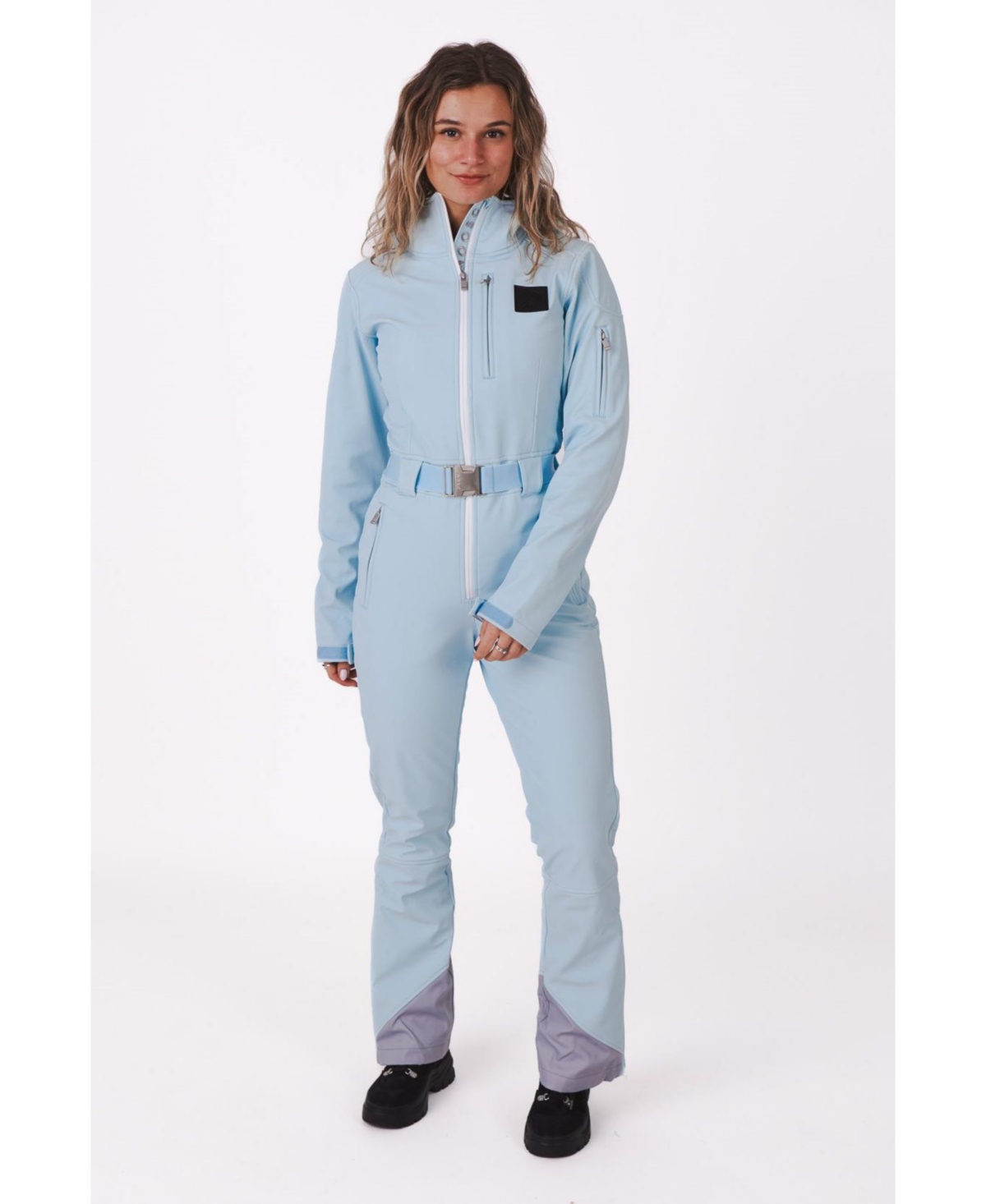 Ice Blue Chic Ski Suit - Blue