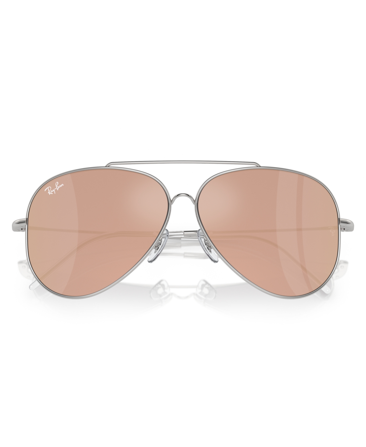 Ray Ban Unisex Sunglasses, Aviator Reverse Rbr0101s In Silver