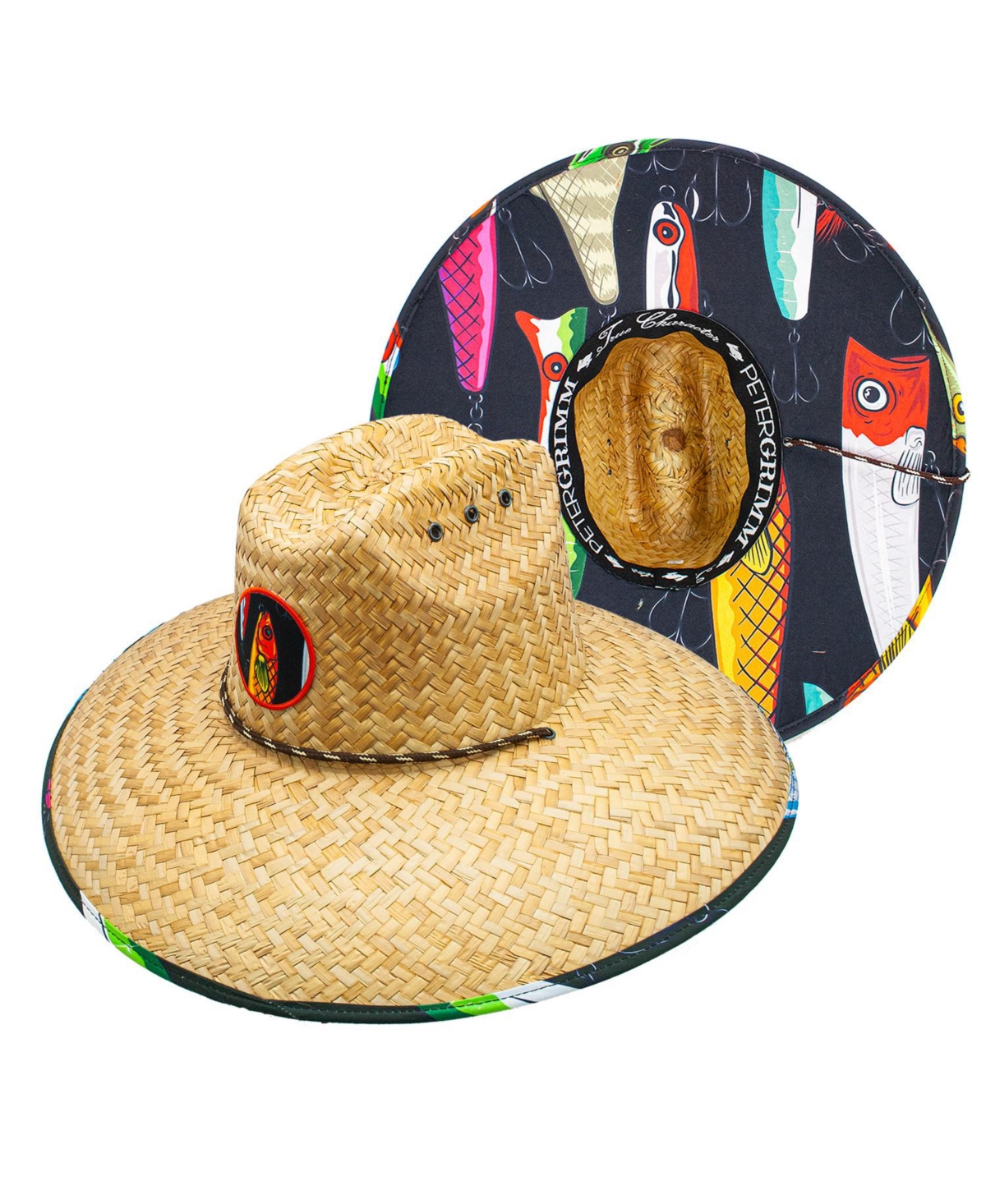 Lures Straw Lifeguard Hat - Natural