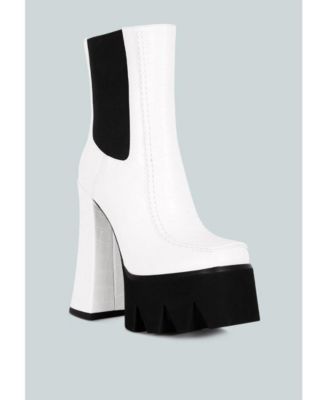 Bounty High Platform Heel Chelsea Boots