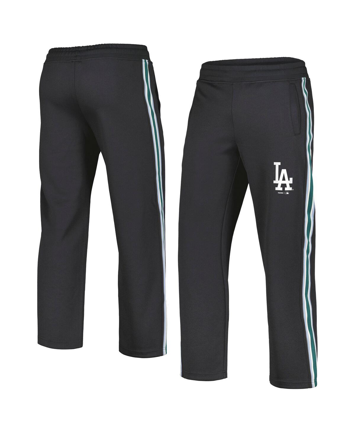 Men's Pleasures Black Los Angeles Dodgers Ballpark Track Pants - Black