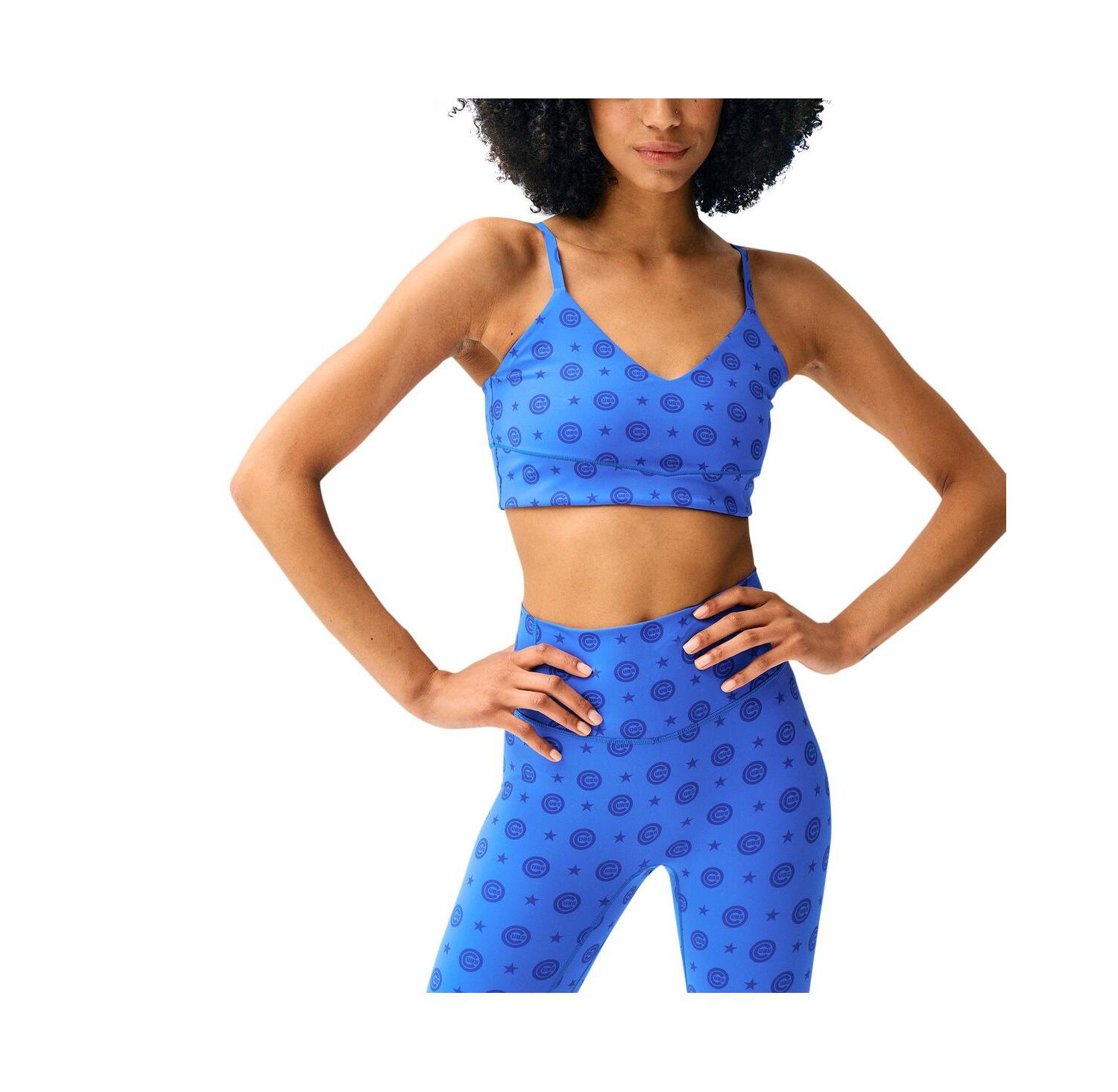 Women's Royal Chicago Cubs Active Bra