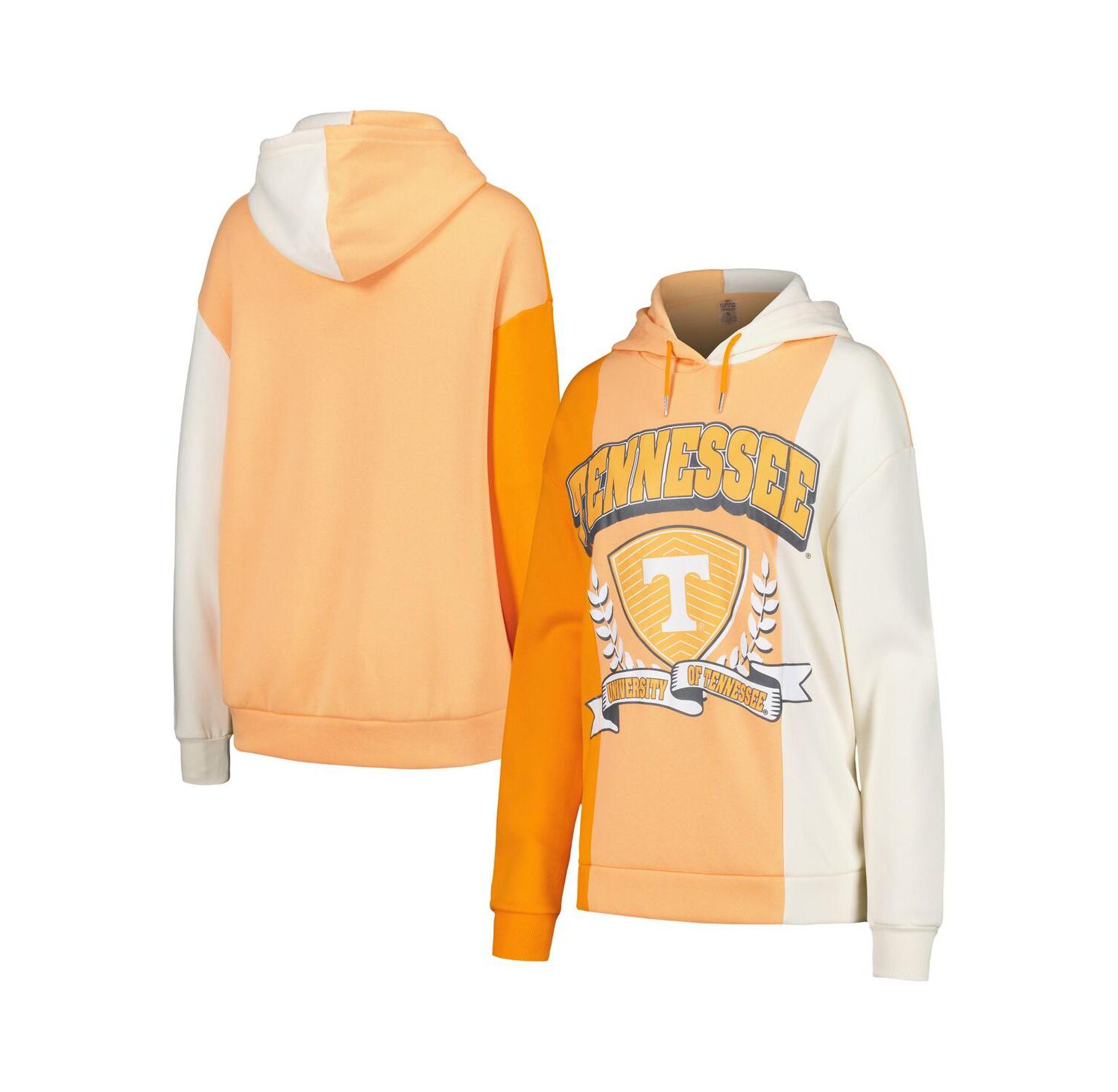 Women's Tennessee Orange Tennessee Volunteers Hall of Fame Colorblock Pullover Hoodie