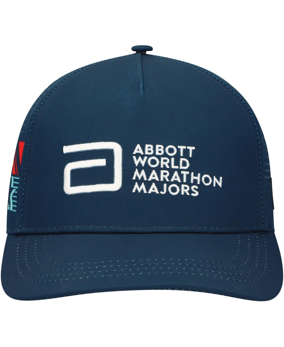 Boco Gear Men's And Women's Navy World Marathon Majors Running Trucker Adjustable Hat In Navy