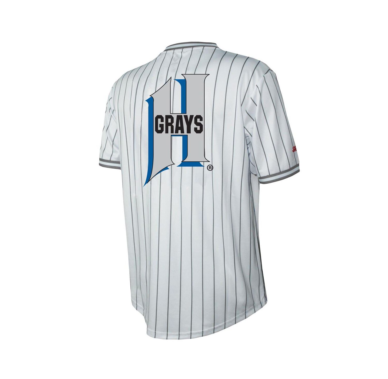 Men's White Distressed Homestead Grays V-Neck Jersey