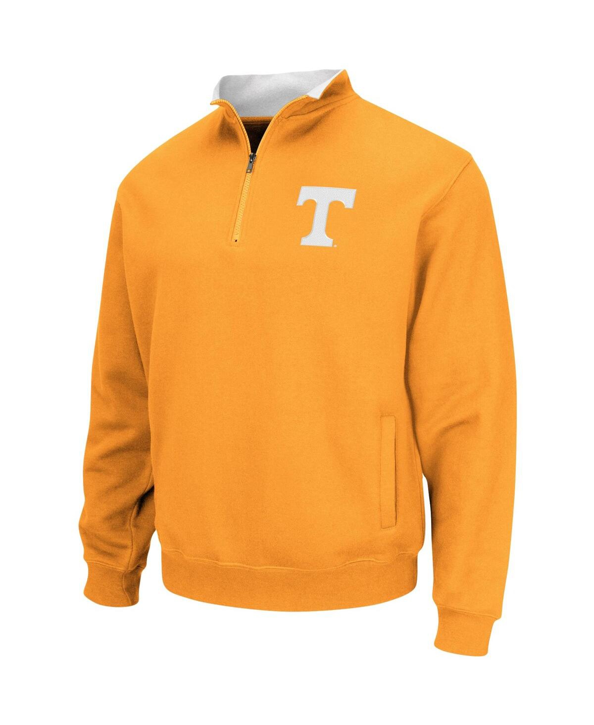 Men's ColosseumTennessee Volunteers Big and Tall Tortugas Quarter-Zip Jacket - Tennessee Orange
