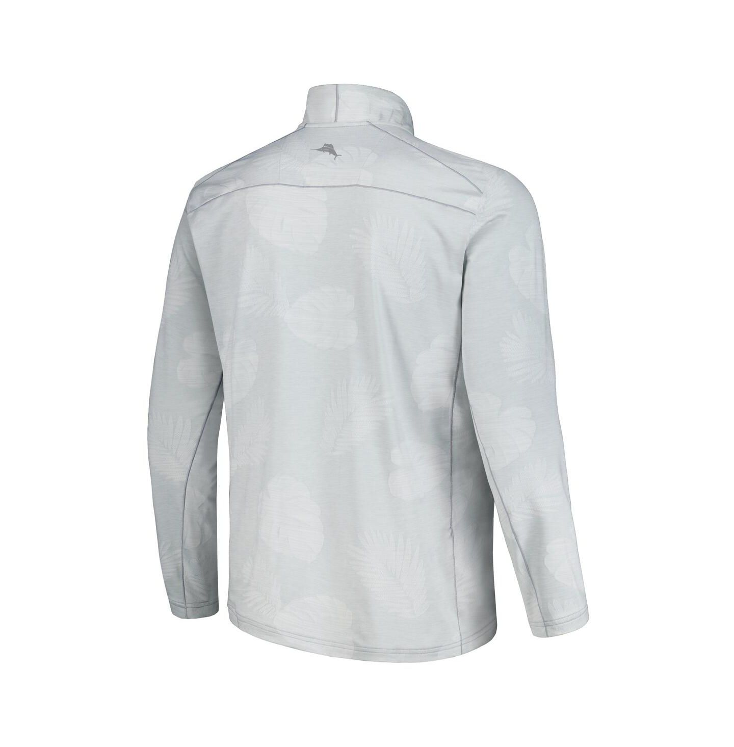 Мужская куртка Tommy Bahama Gray Kentucky Wildcats Delray Frond IslandZone 1/4-Zip — фото 2