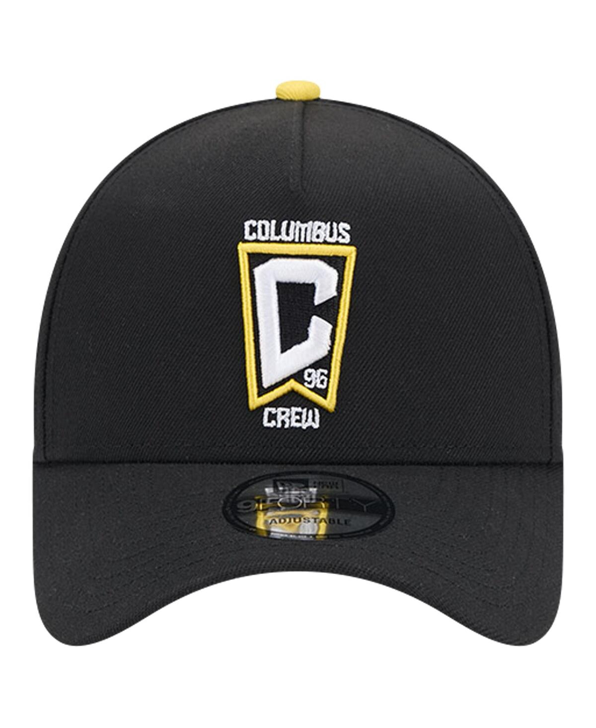 Shop New Era Men's  Black Columbus Crew 2024 Kick Off Collection 9forty A-frame Adjustable Hat
