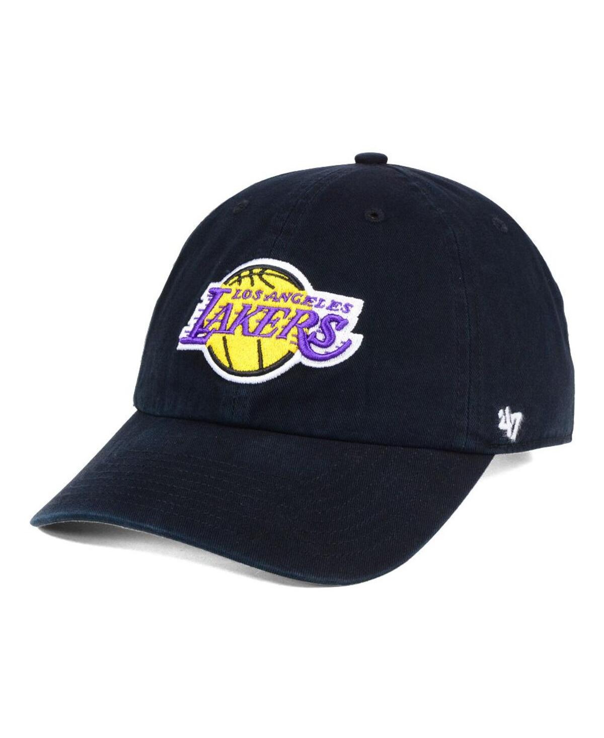 47 Brand Men's Los Angeles Lakers ' Clean Up Hat In Black