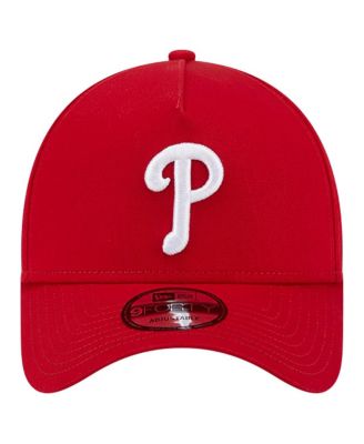 Men's Red Philadelphia Phillies Team Color A-Frame 9FORTY Adjustable Hat