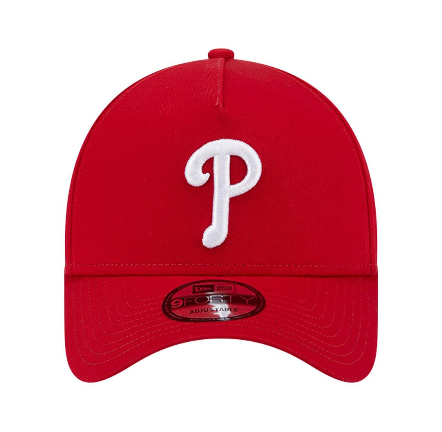 Men's Red Philadelphia Phillies Team Color A-Frame 9FORTY Adjustable Hat