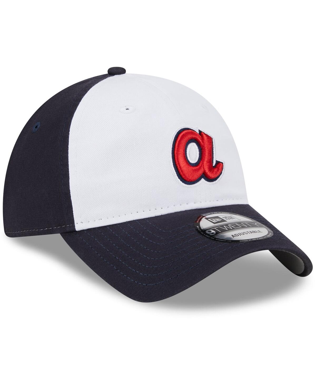 Men's New EraAtlanta Braves 2024 Batting Practice 9TWENTY Adjustable Hat - White