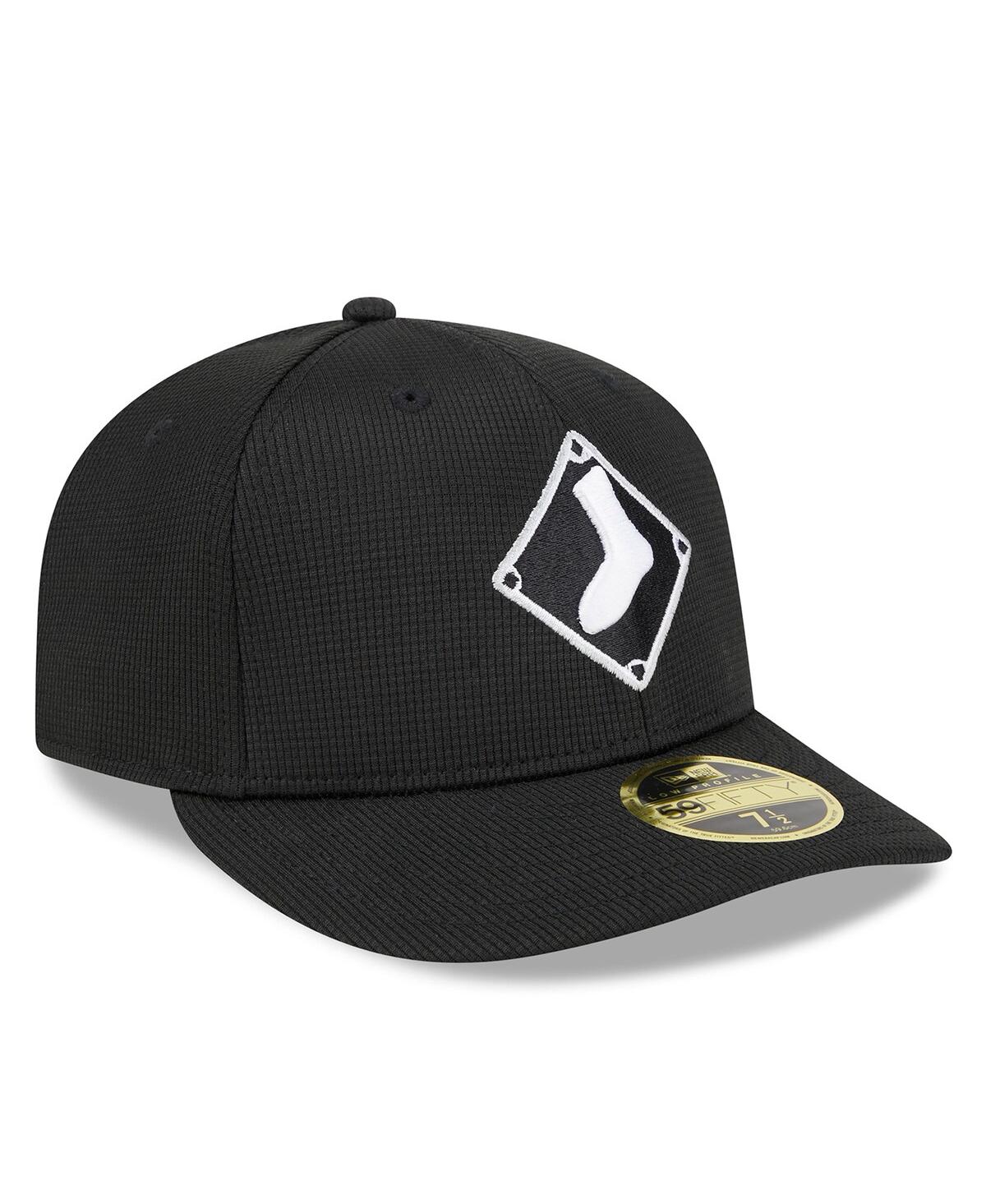 New Era Black Chicago White Sox 2024 Batting Practice Low Profile 59fifty Fitted Hat In Black