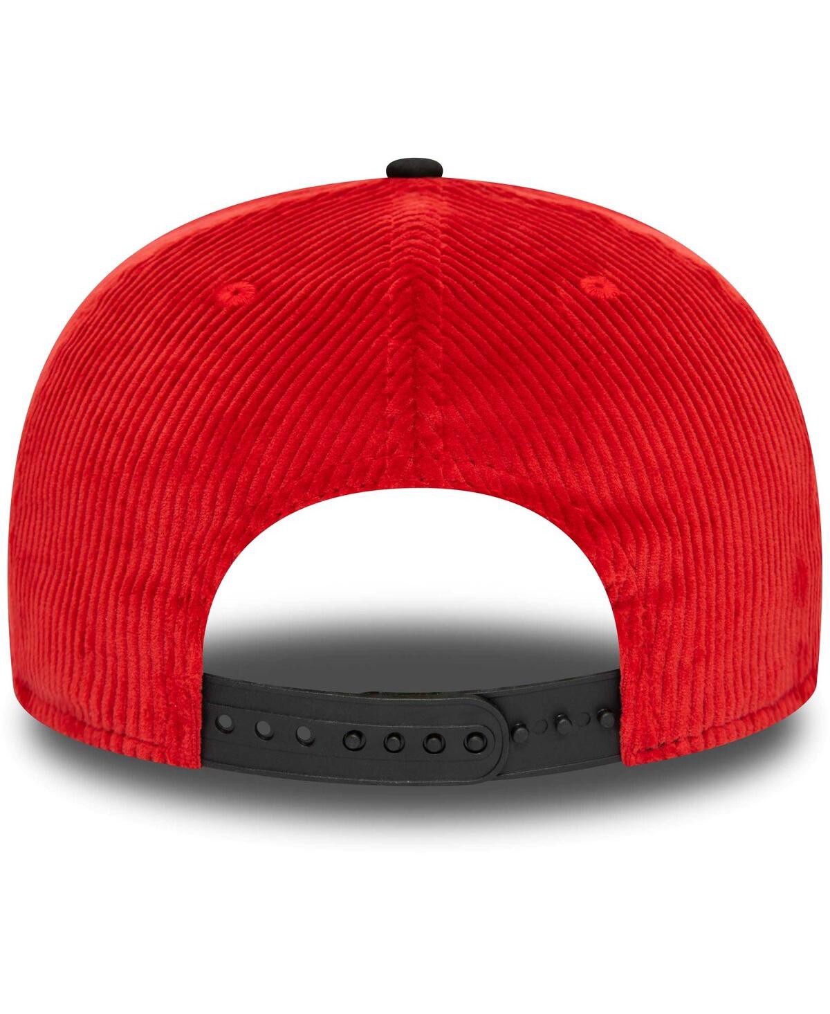 New Era Men's  Red Manchester United Corduroy 9fifty Snapback Hat In Red