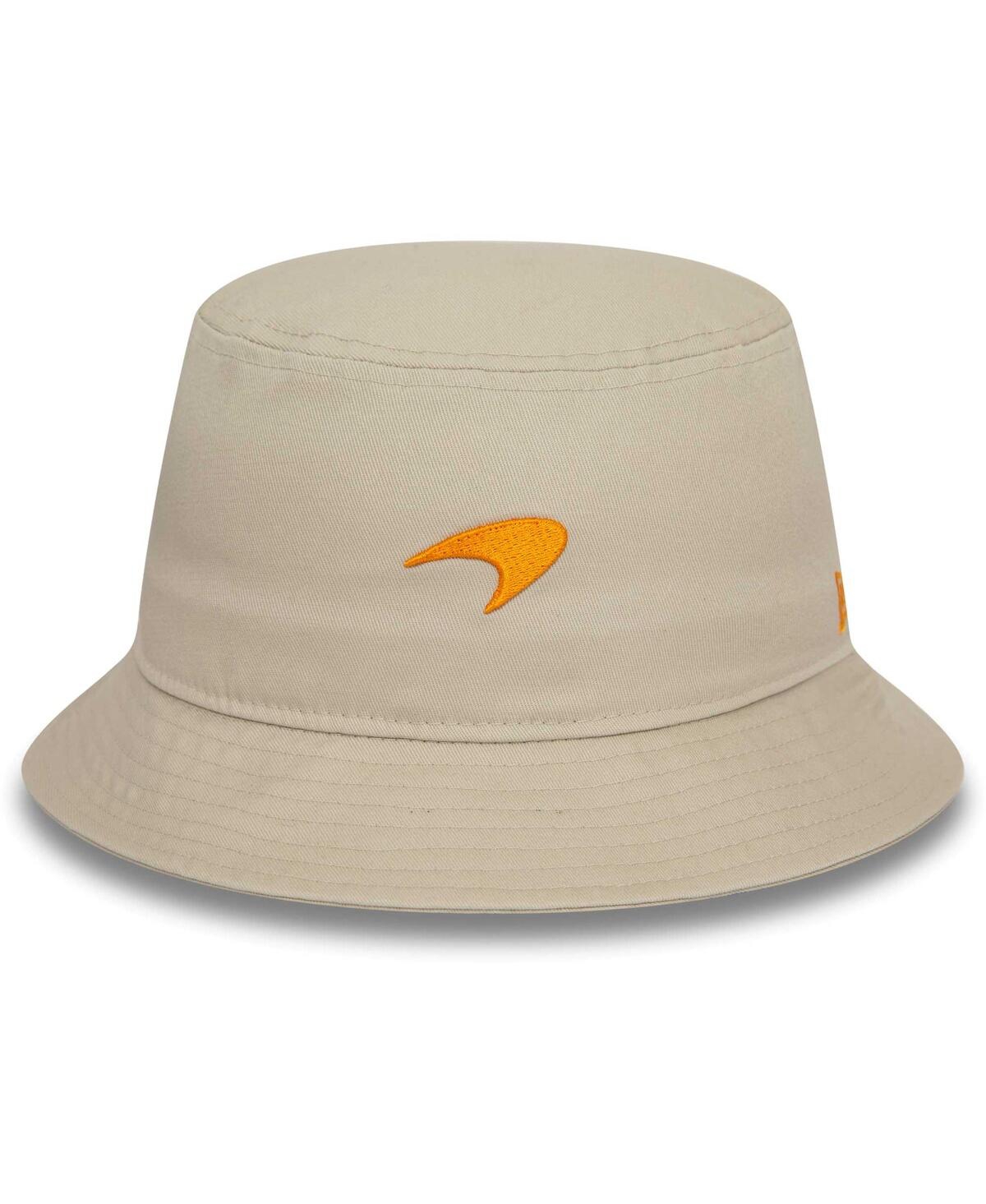 New Era Men's  Tan Mclaren F1 Team Seasonal Bucket Hat