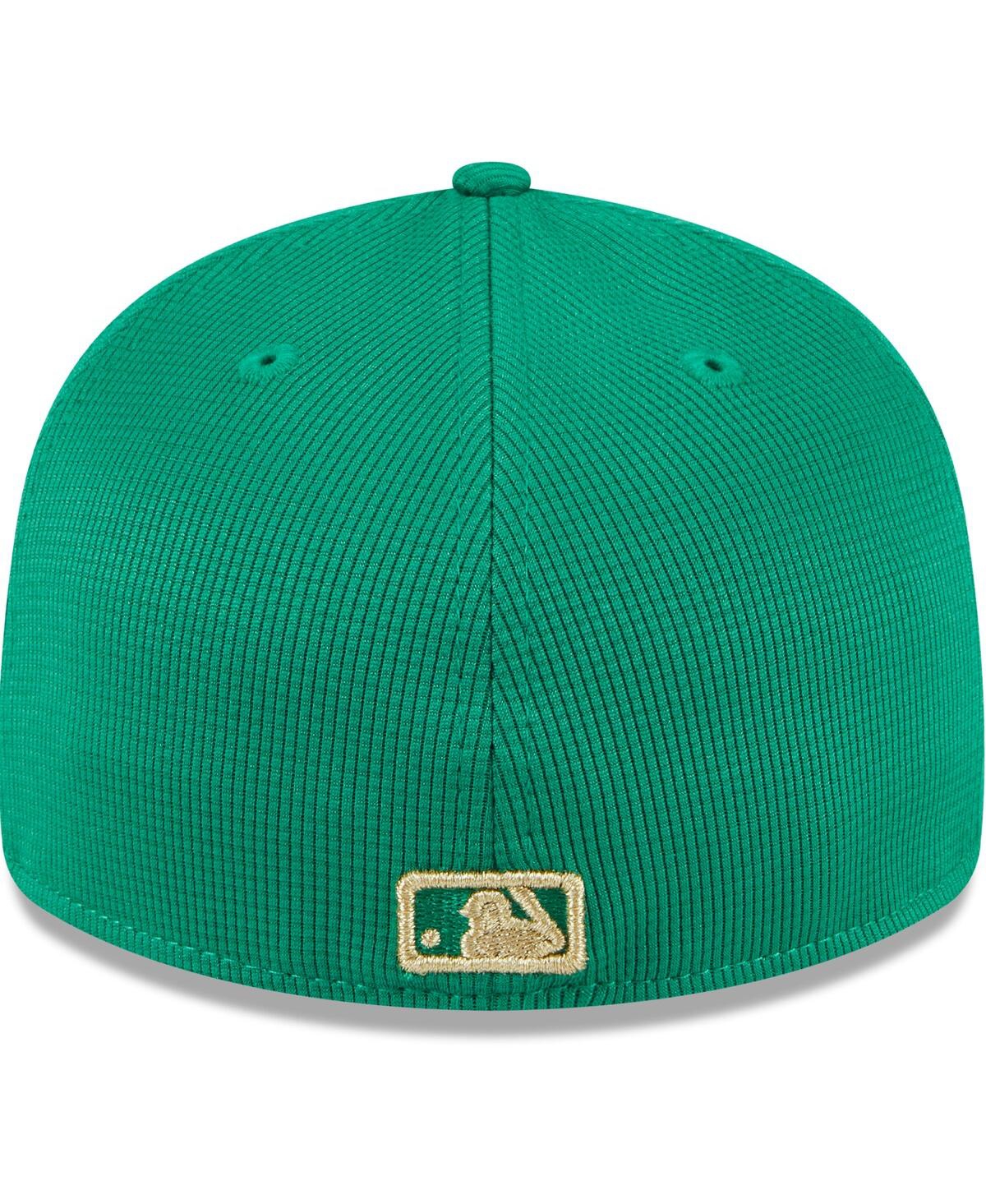 Shop New Era Men's  White, Green Colorado Rockies 2024 St. Patrick's Day Low Profile 59fifty Fitted Hat In White,green