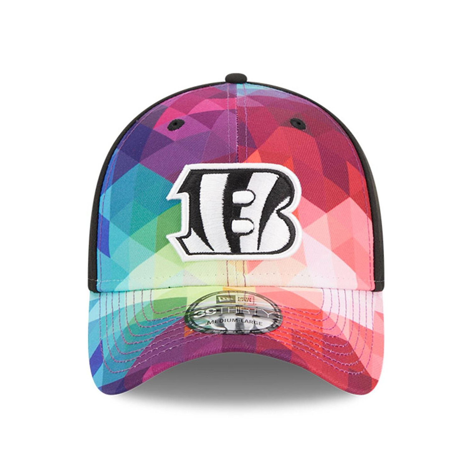 Men's Pink Cincinnati Bengals 2023 NFL Crucial Catch 39THIRTY Flex Hat