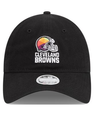Women's Black Cleveland Browns 2023 NFL Crucial Catch 9TWENTY Adjustable Hat