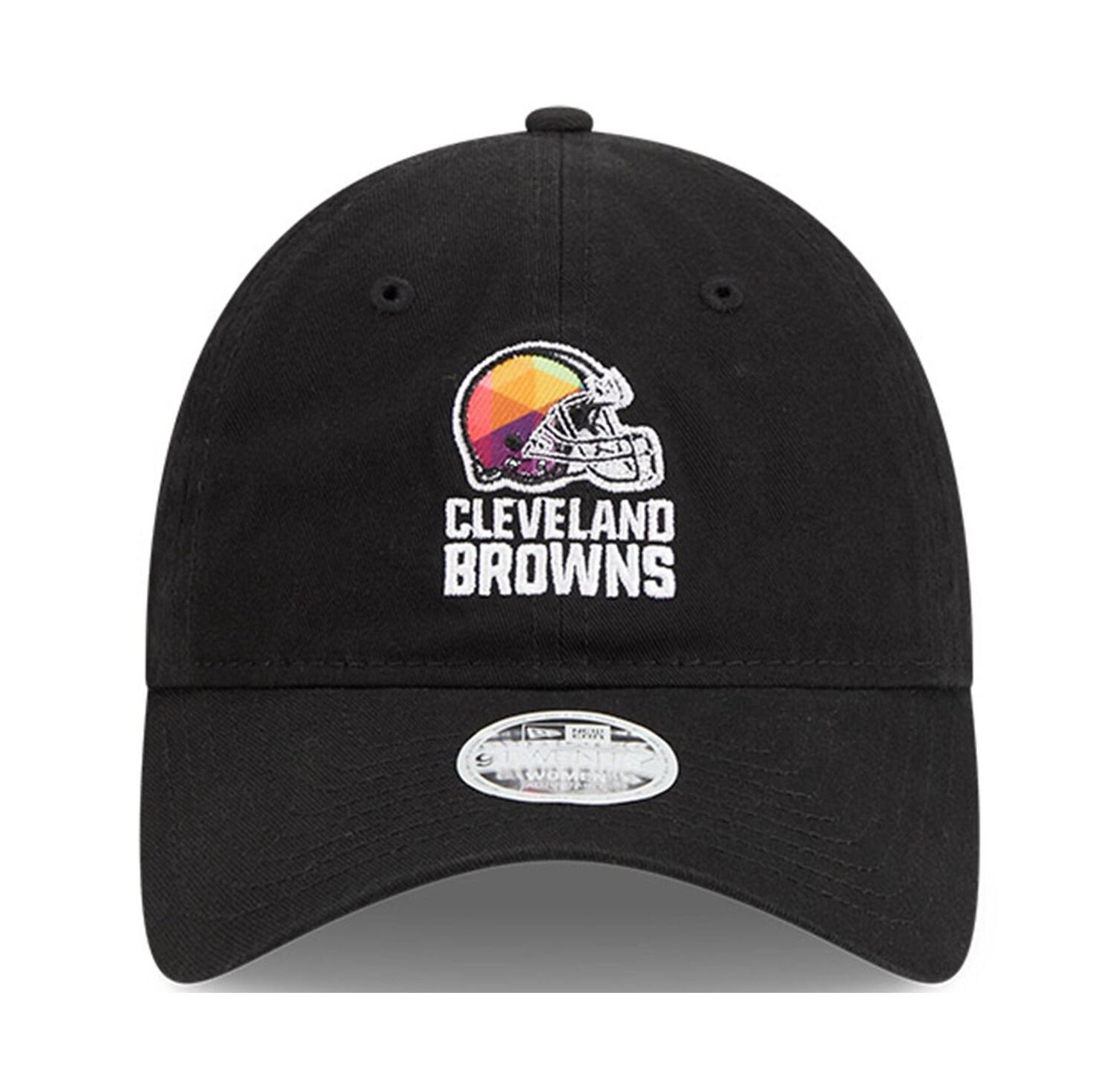 Women's Black Cleveland Browns 2023 NFL Crucial Catch 9TWENTY Adjustable Hat