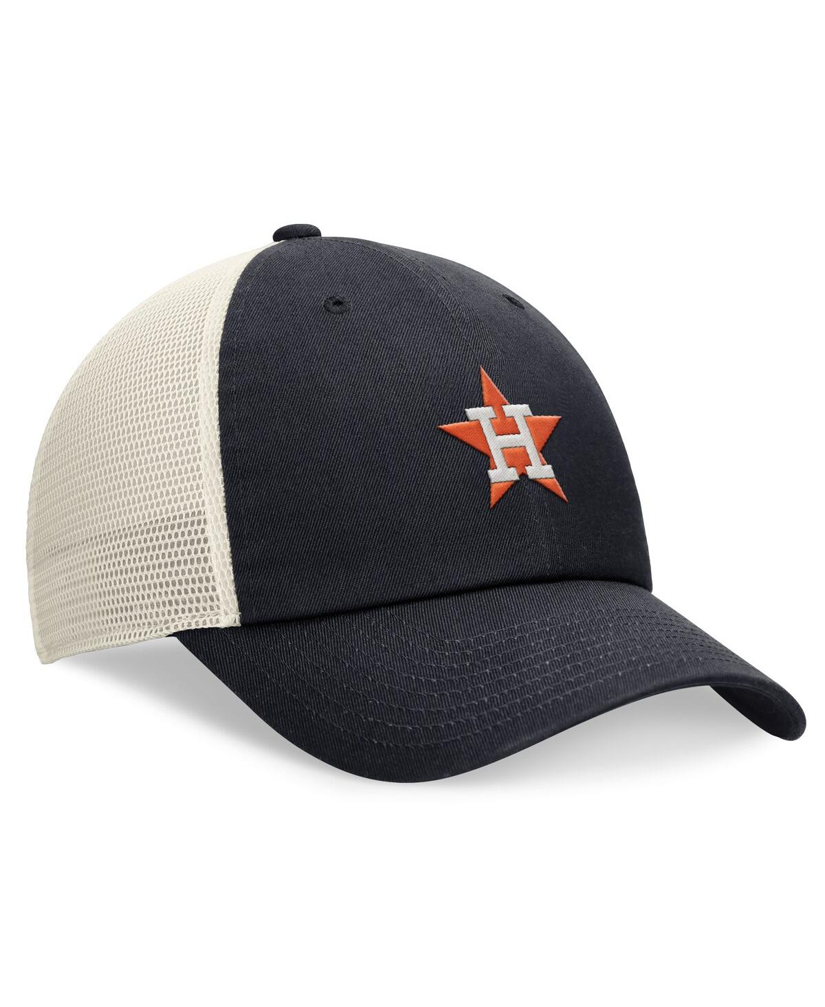 Shop Nike Men's  Navy Houston Astros Cooperstown Collection Rewind Club Trucker Adjustable Hat